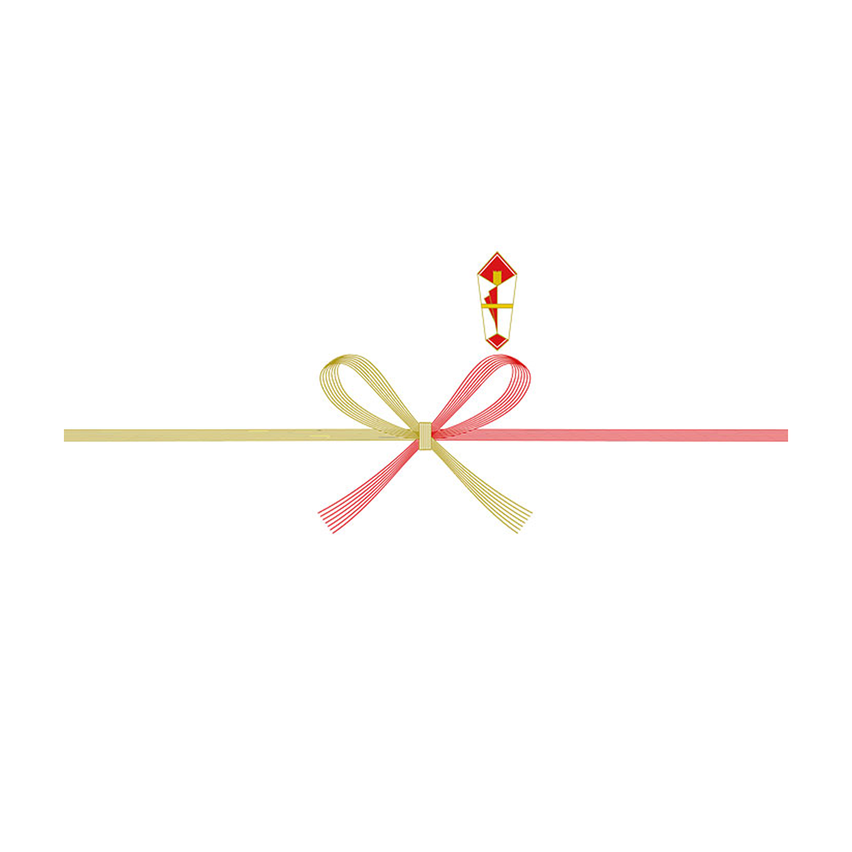 紅白蝶結び