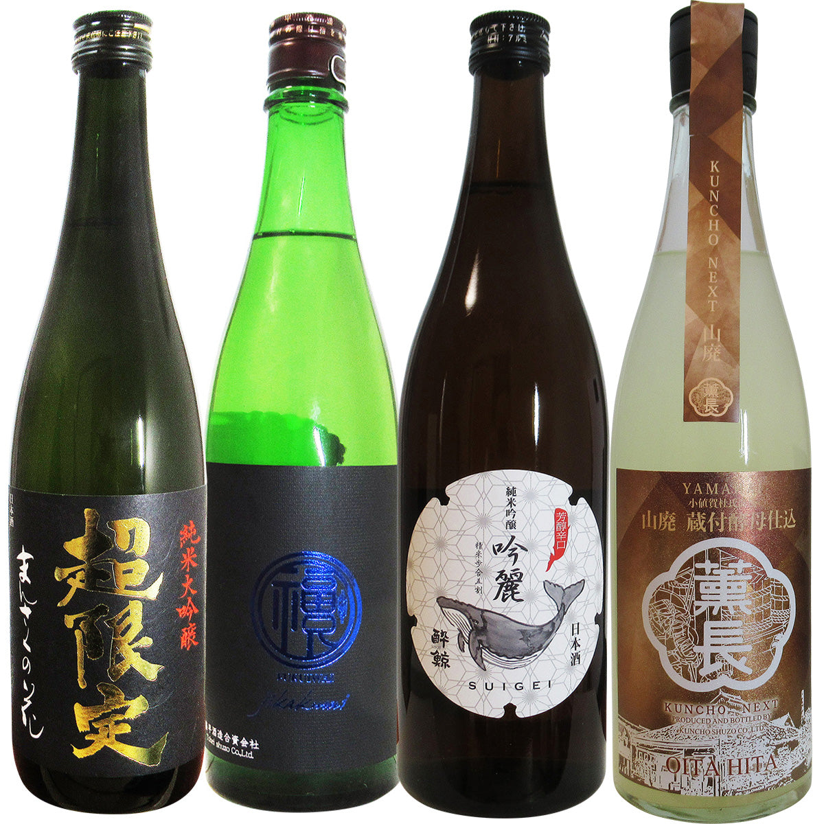 日本酒 飲み比べ ギフト 純米吟醸・純米大吟醸・山廃純米 720ml×4本 セット 酒 地酒 (クール便)