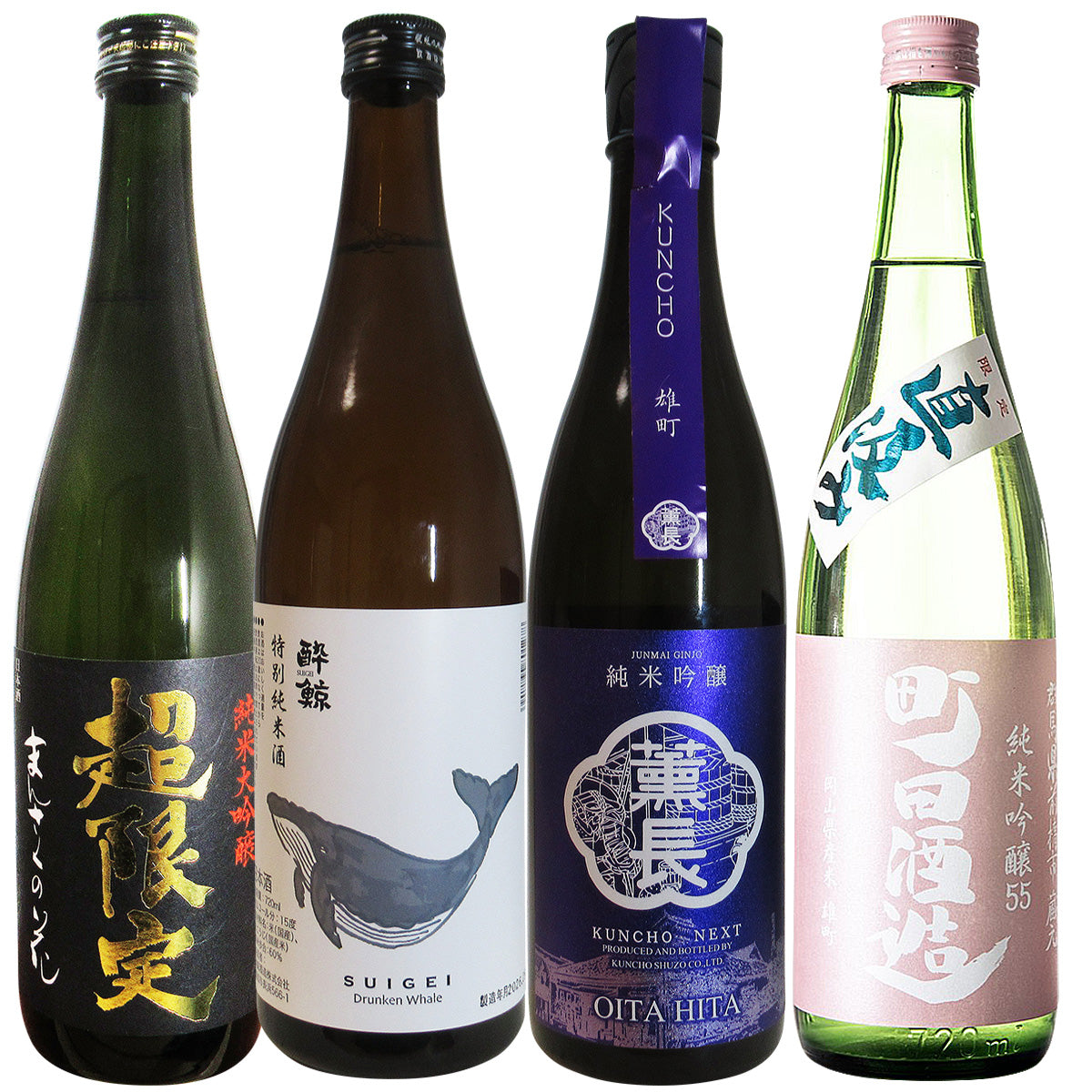 日本酒 飲み比べ ギフト 純米吟醸・純米大吟醸・純米吟醸・純米酒 720ml×4本 セット 酒 地酒 (クール便)