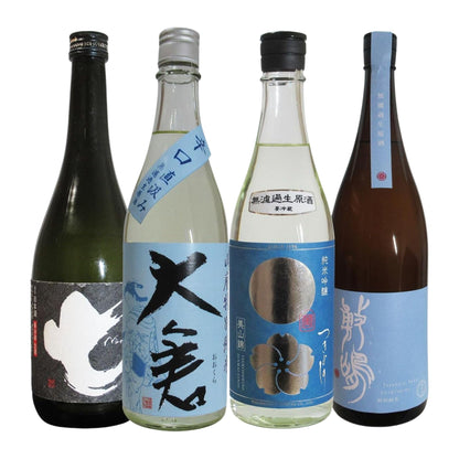 日本酒 飲み比べ ギフト 地酒 純米 特別純米 純米吟醸 720ml×4本 セット 無濾過生原酒 山廃 辛口 (クール便)
